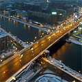 Туманный вечер над Москвой